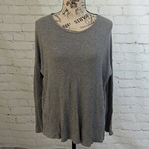 AERIE Real Soft Waffle Knit Top sz S (fits more like a M L)